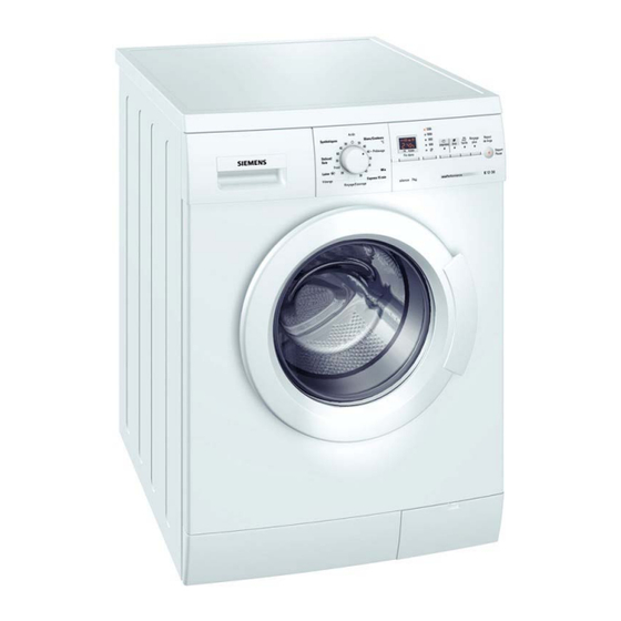 Siemens WM12E361FF Manuel D'utilisation