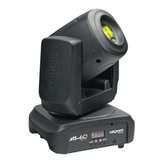 Algam Lighting MS60 Manuel D'utilisation