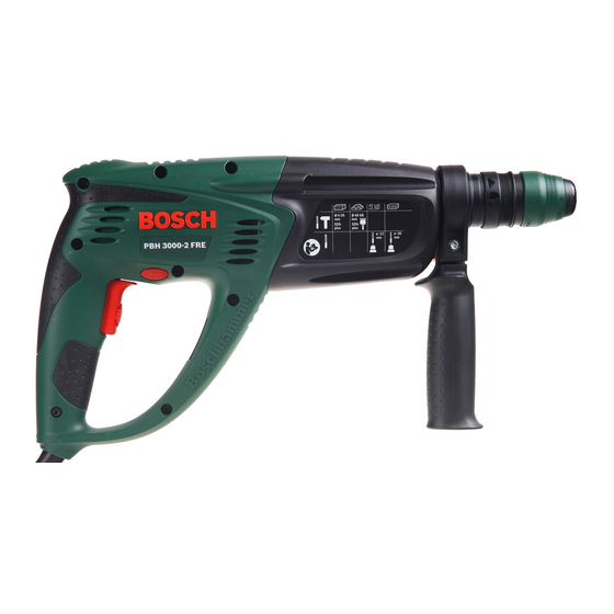 Bosch PBH 3000-2 FRE Notice Originale