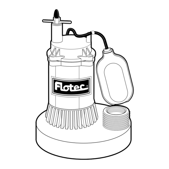 Flotec FP0S1800A Notice D'utilisation