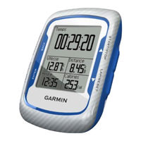 Garmin EDGE 500 Manuel D'utilisation