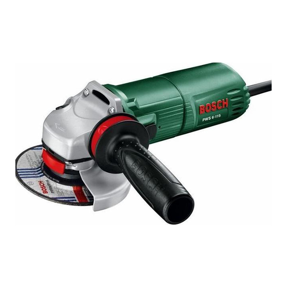 Bosch PWS 550 Instructions D'emploi