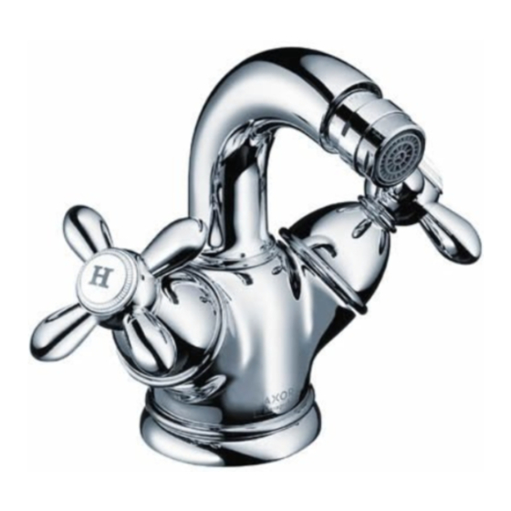 Hansgrohe AXOR Carlton 17230 Série Mode D'emploi / Instructions De Montage