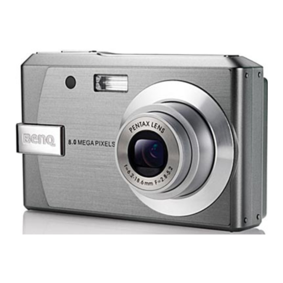 BenQ DC E820 Manuel Utilisateur