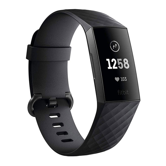 Fitbit charge 3 Manuel De L'utilisateur