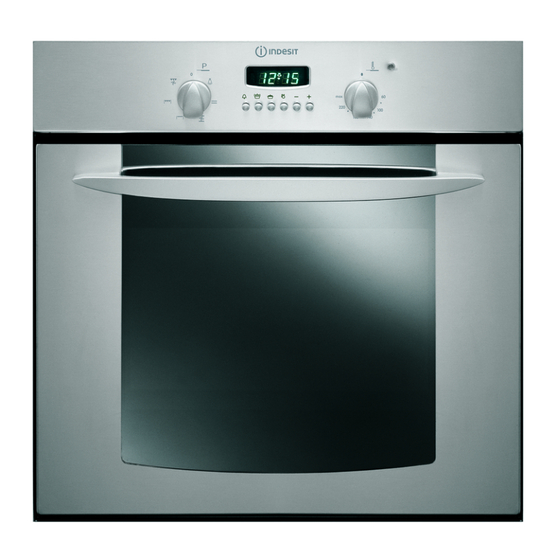 Indesit FIE 76 P K.A Mode D'emploi