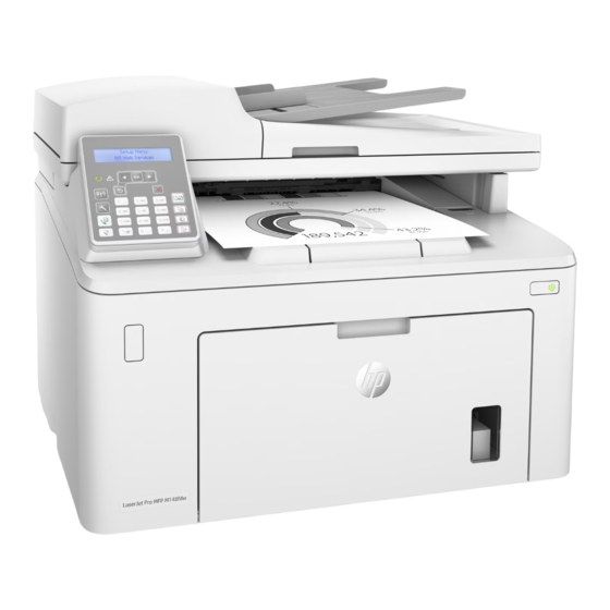 HP LaserJet Pro MFP M148 Mode D'emploi