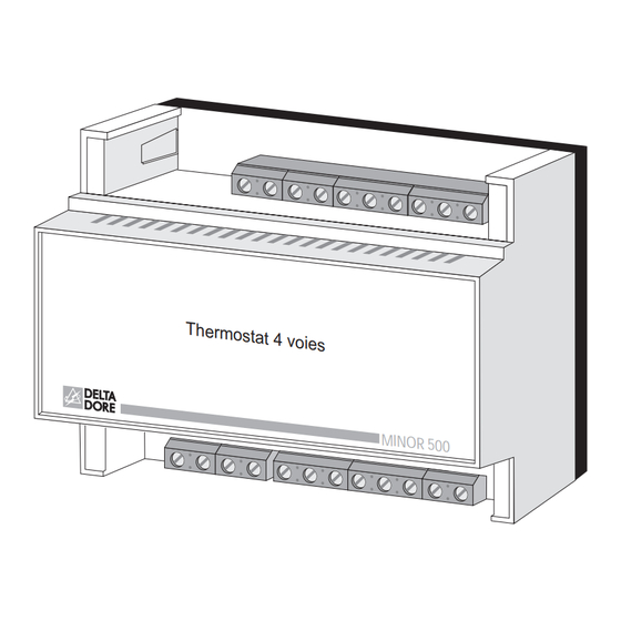DELTA DORE MINOR 500 Guide D'utilisation Et D'installation