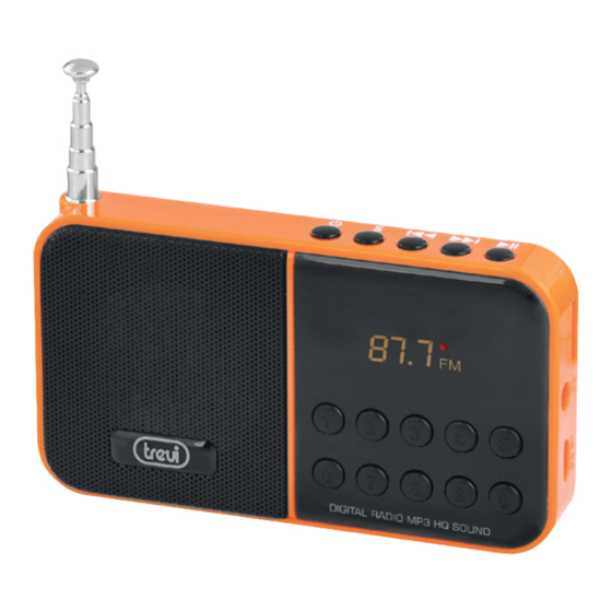 Trevi DR 740 SD Mode D'emploi