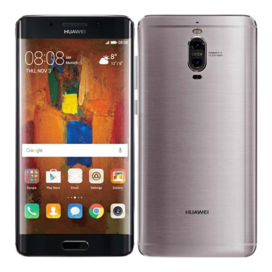 Huawei Mate 9 Pro Guide De Démarrage Rapide