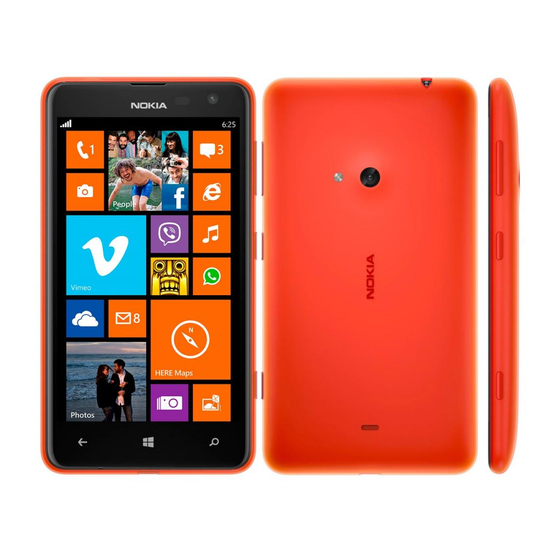 Nokia Lumia 625 Guide D'utilisation