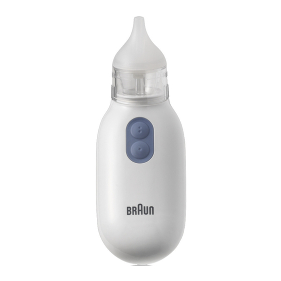 Braun Nasal aspirator 1 Guide De Démarrage Rapide