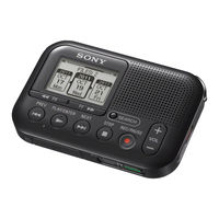 Sony ICD-LX30 Mode D'emploi