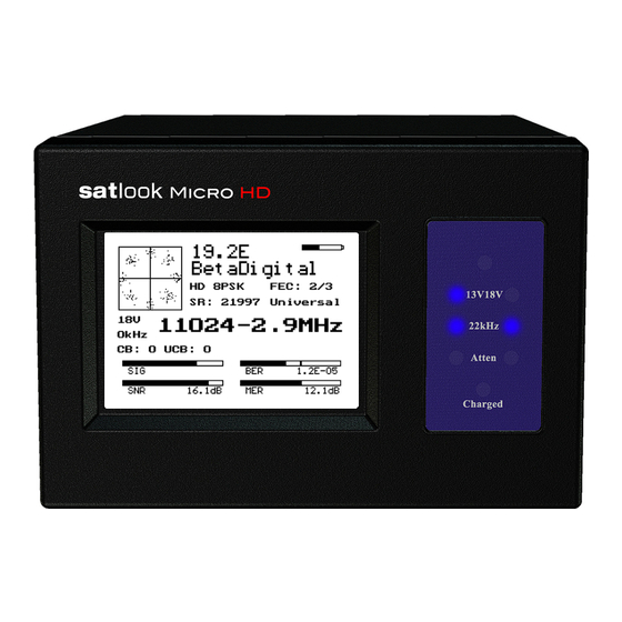 emitor Satlook Micro G2 Manuel D'utilisation