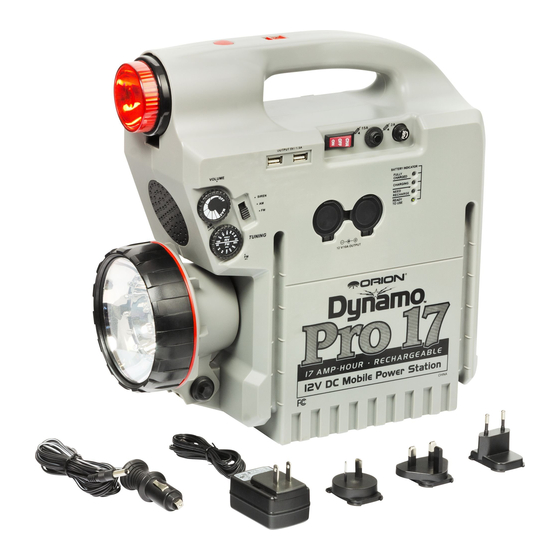 Orion Dynamo Pro 17  Mode D'emploi