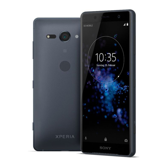 Sony Xperia XZ2 Compact Guide De L'utilisateur