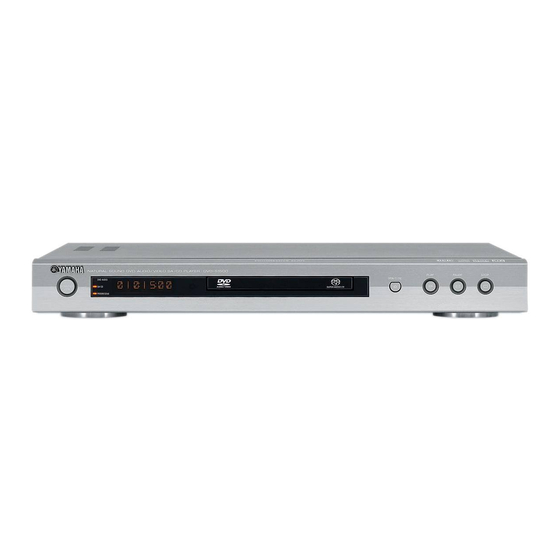 Yamaha DVD-S1500 Mode D'emploi