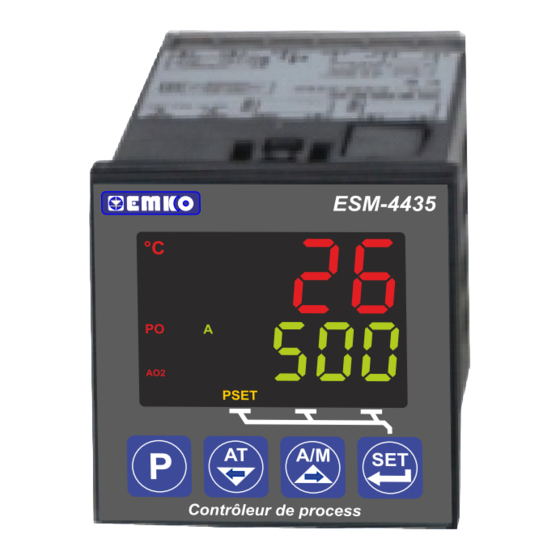 EMKO ESM-4435 Mode D'emploi