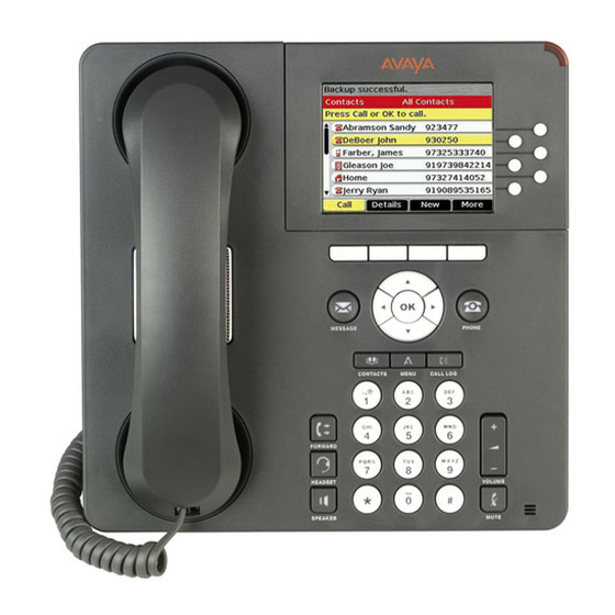 Avaya IP 9640 Guide De L'utilisateur