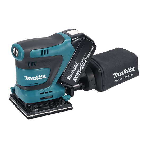 Makita DBO480 Manuel D'instructions