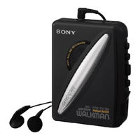 Sony Walkman WM-EX192 Mode D'emploi