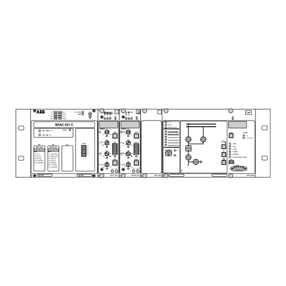 ABB SPAC 531 C Manuel D'utilisation Et Description Technique