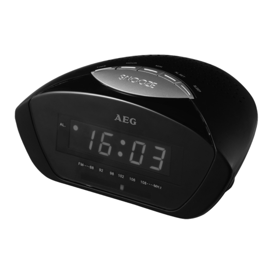 AEG MRC 4116 Mode D'emploi