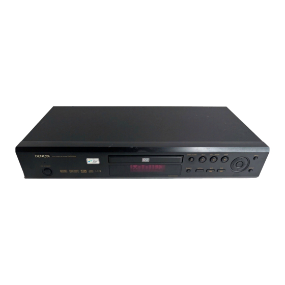 Denon DVD-910 Mode D'emploi
