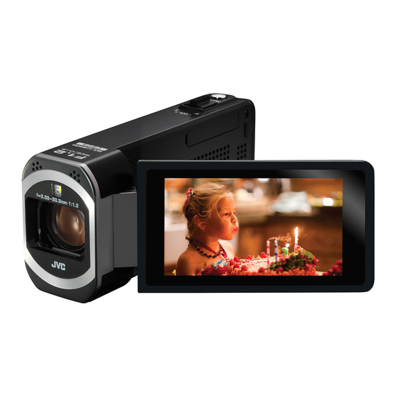 JVC Everio GZ-V500 Manuel D'utilisation