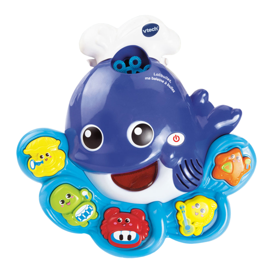 VTech baby Lolibulles, ma baleine à bulles Manuel D'utilisation