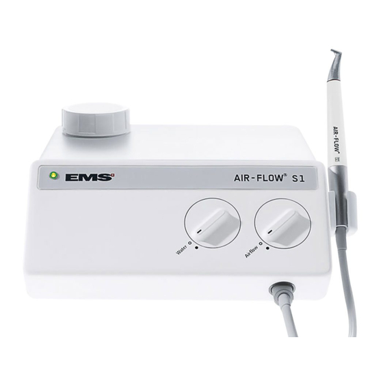 EMS Air-Flow S1 Mode D'emploi