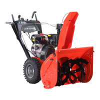 Ariens Sno-Thro Professional Serie Manuel De L'opérateur