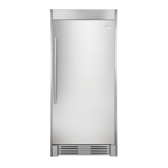 Frigidaire FPRU19F8QF Tout Sur L'utilisation Et L'entretien