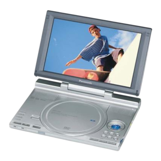 Panasonic DVD-LX9 Mode D'emploi