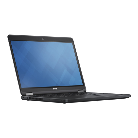 Dell Latitude E5450 Manuel Du Propriétaire