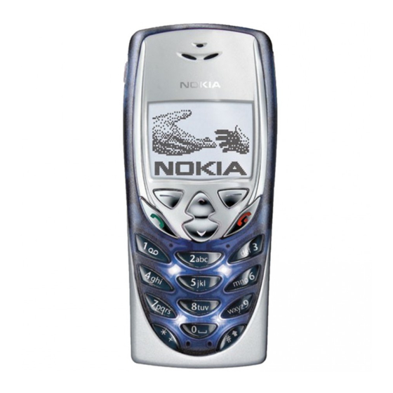 Nokia 8310 Manuel D'utilisation