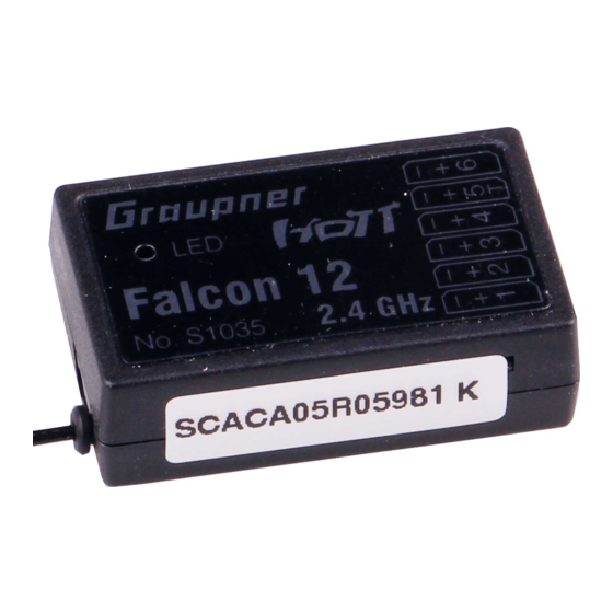 GRAUPNER Falcon 12 Notice