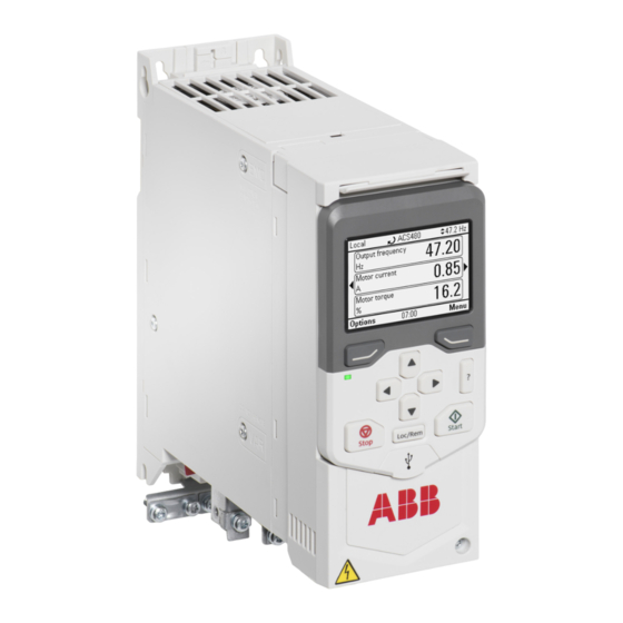 ABB ACS480 Manuel D'installation