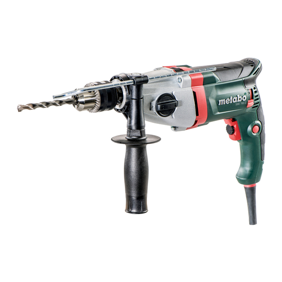 Metabo SBE 780-2 Notice Originale