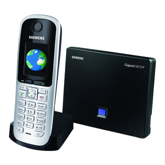 Gigaset S675 IP Nouvelles Fonctions