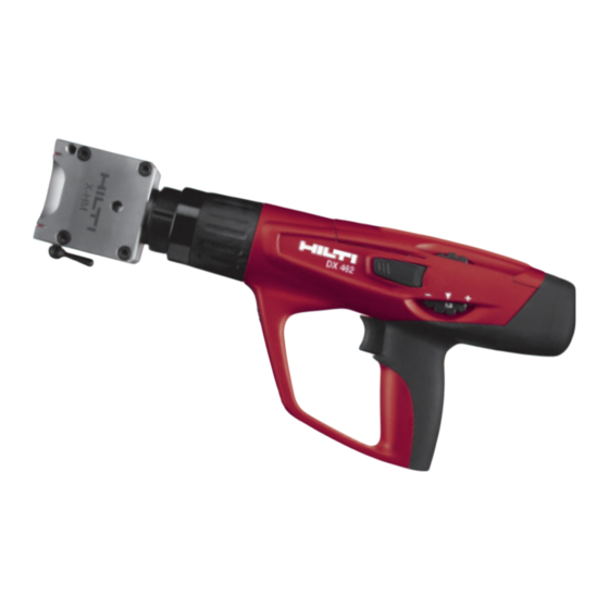 Hilti DX462CM Mode D'emploi