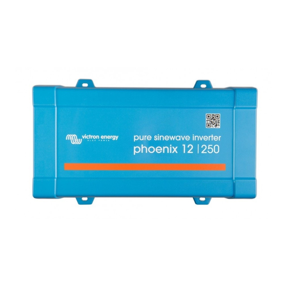 Victron energy Phoenix Inverter 12/250 Manuel