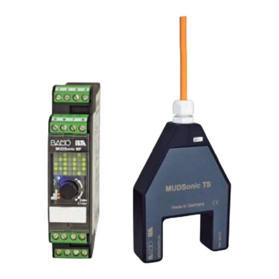 Bamo MUDSonic TS Mise En Service
