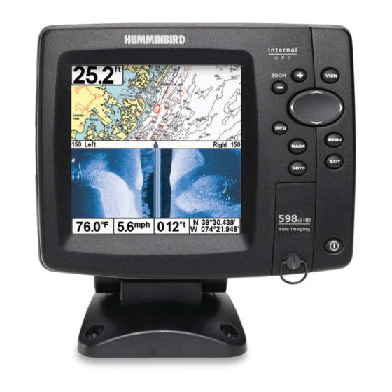 Humminbird 598ci HD SI Combo Guide D'utilisation