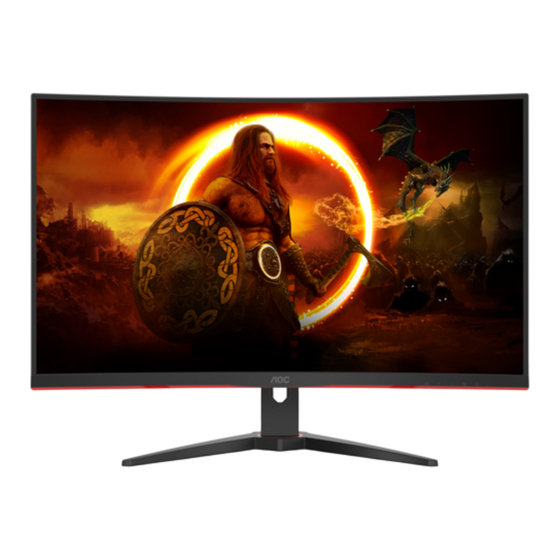 AOC C32G2AE Manuel D'utilisation