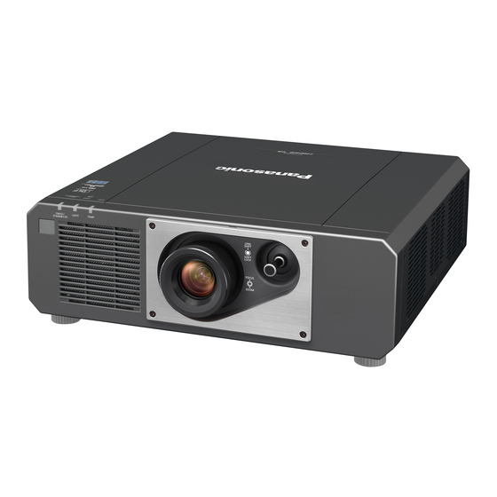 Panasonic PT-FRQ60 Manuel D'utilisation