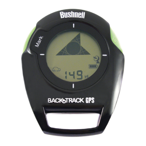 Bushnell BACK TRACK Mode D'emploi