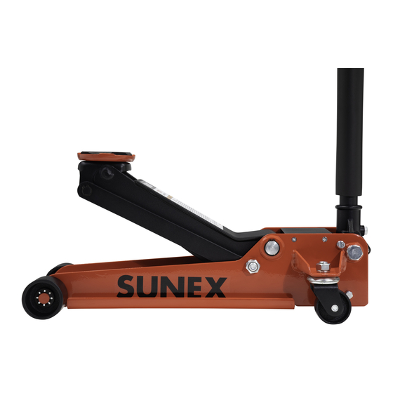Sunex Tools 6602SJ Manuel Du Propriétaire