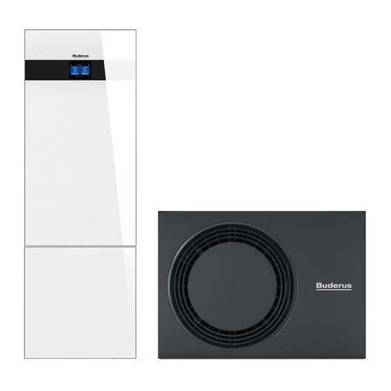 Buderus Logatherm WLW MB AR Serie Notice D'installation