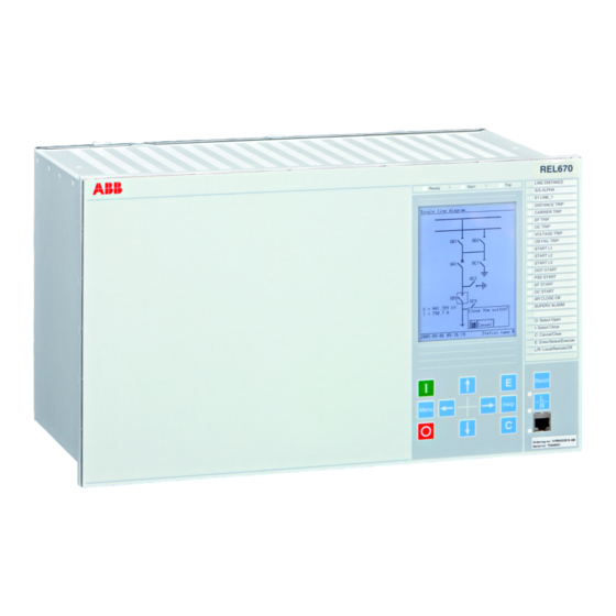 ABB REL670 Guide De L'acheteur